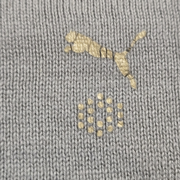 Puma Women's Knit V Neck Pullover Golf Sweater Size Large - Picture 8 of 16